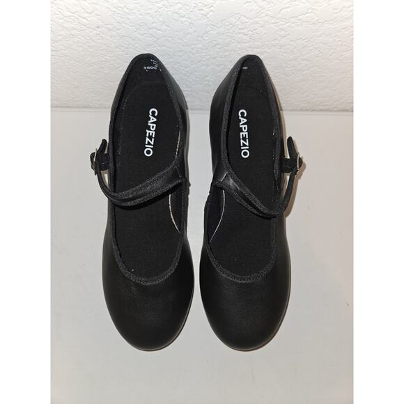 New! Capezio 3800 Women's Mary Jane Tap Shoes Black Size 9.5M - Picture 3 of 10